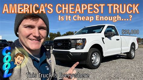 where are the cheapest trucks in the usa